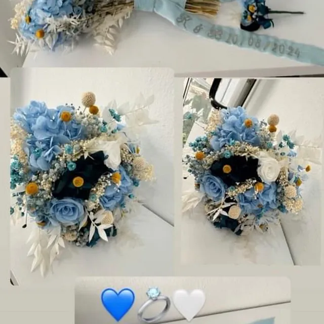 Floristería Naila flores azules